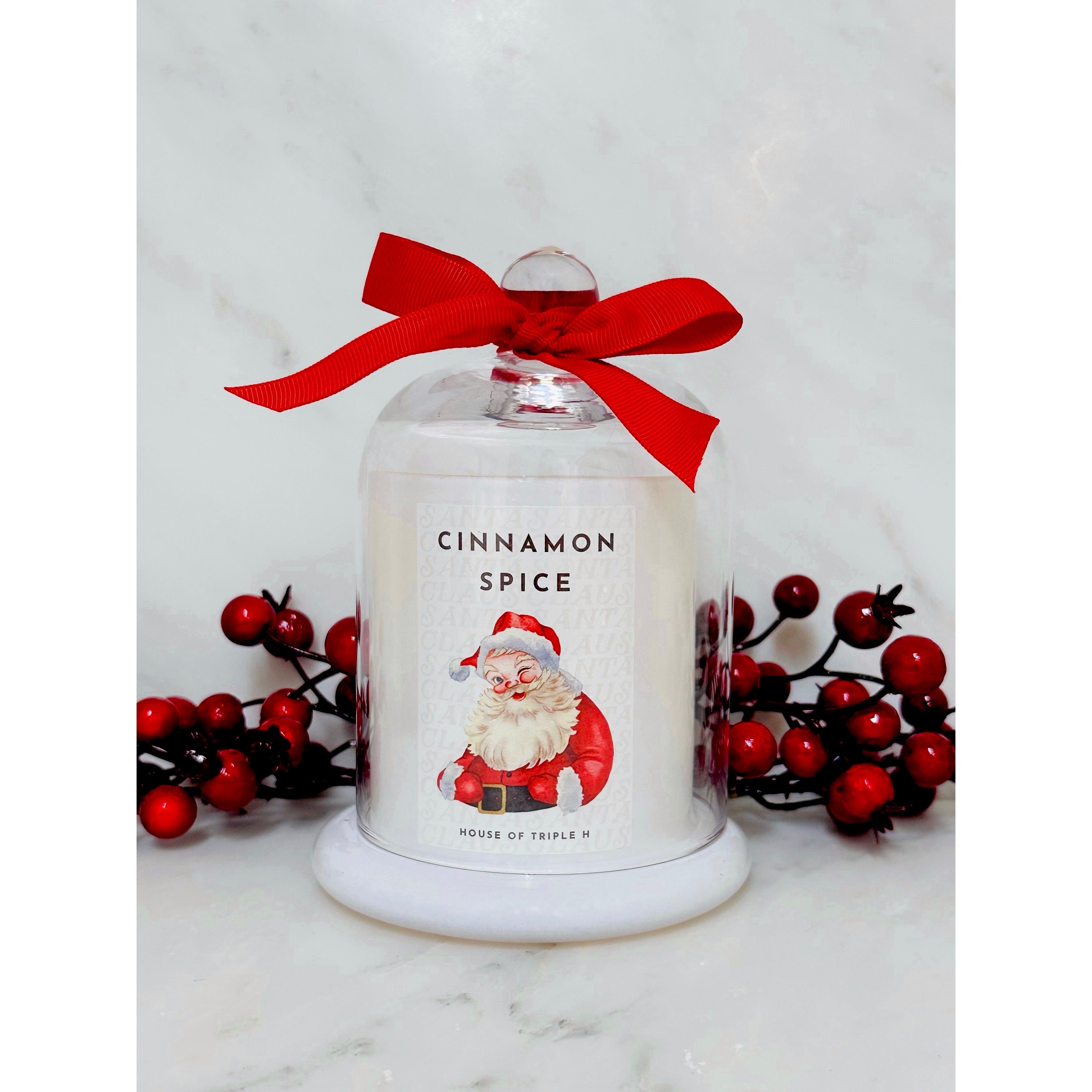 Cinnamon Spice Cloche Candle
