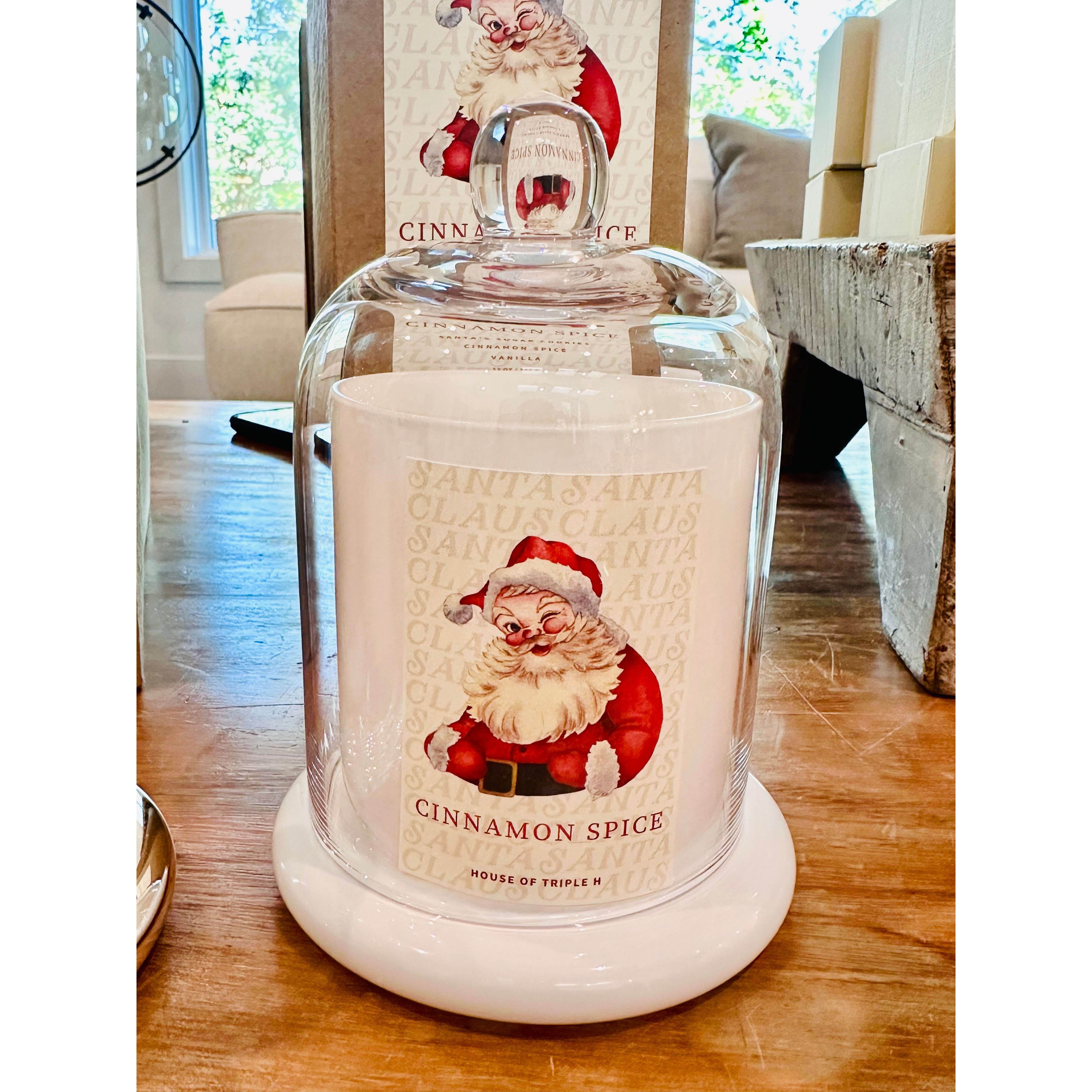 Cinnamon Spice Cloche Candle