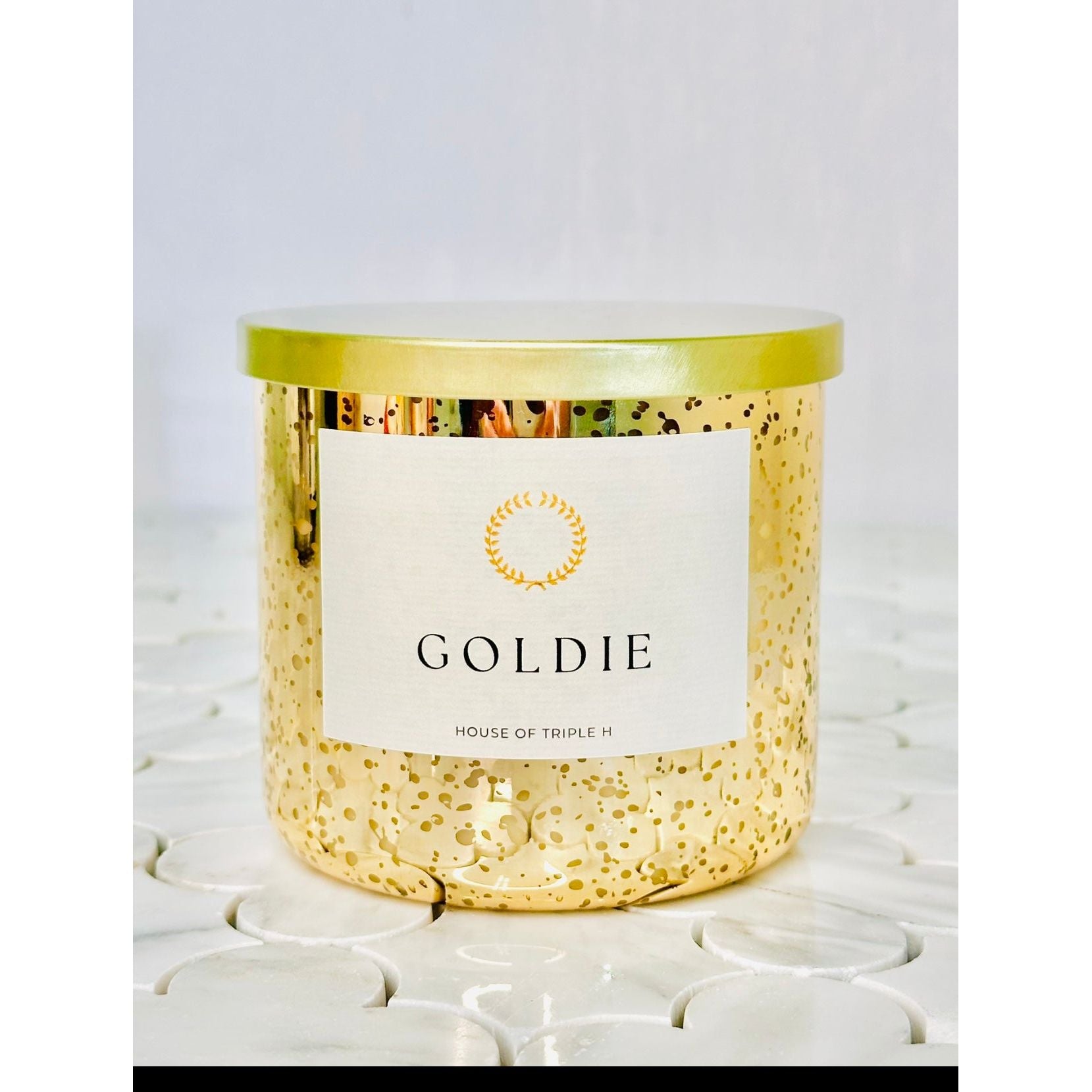Goldie 3 Wick Mercury Candle